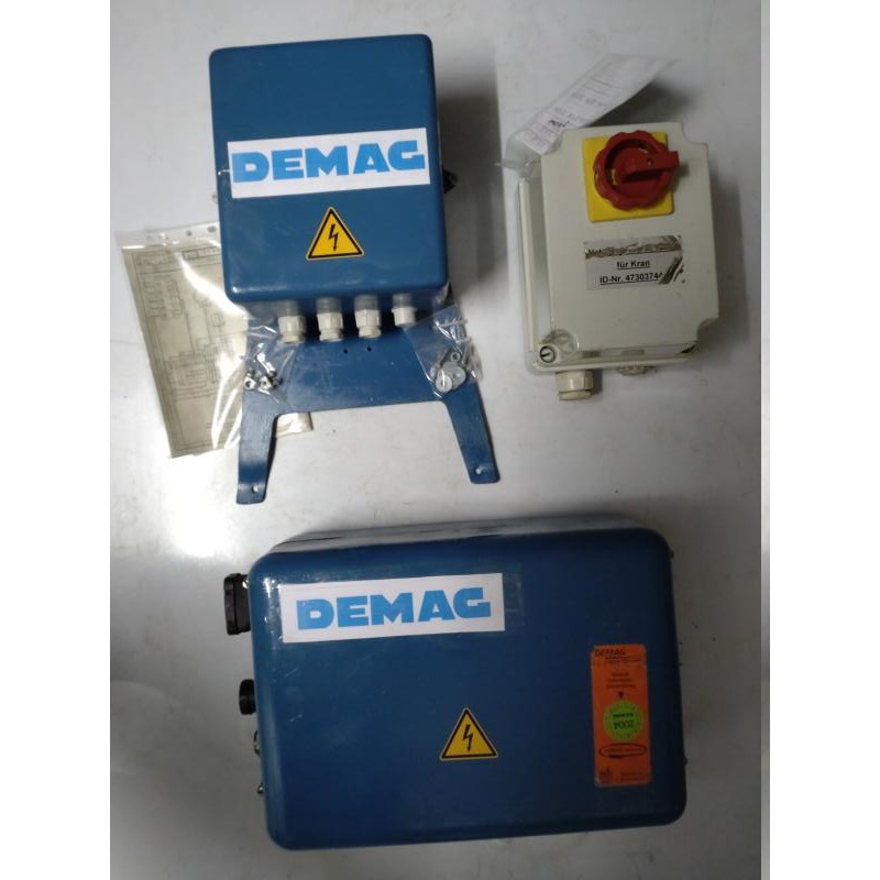 Demag contactor control with selector circuit PK1-PK 10 mains connection switch