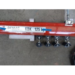 Demag KBK1 monorail 3 m with chain hoist PK1-N 125 kg cpl. system