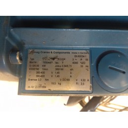 Demag Motor ZBF 80 A/2 EKDR 400 V 50 Hz