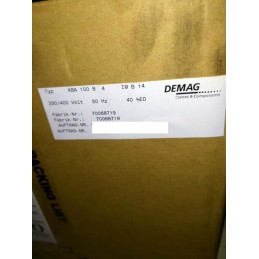 Demag Motor KBA100 B4 70068719 Demag Motor KBA100 B4 70068719 new original packaging